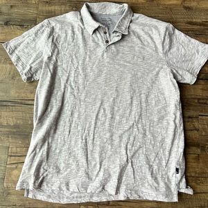 QUICKSILVER Modern Fit Gray Polo Shirt XXL